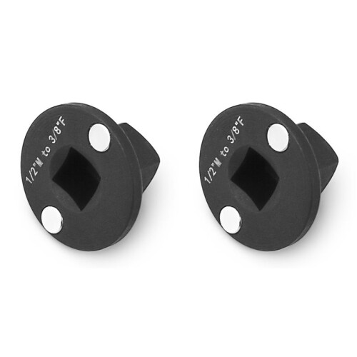 2pcs 1/2inch to 3/8inch Low Profile Impact Socket Adapter Drive Reducing