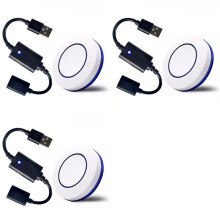 3X 5V USB Wireless RF Remote Control Power OFF for USB LED Light Strip Reading Lamp Light Fan Toggle Model