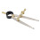 10X Leather  Rotating  Tool Diy Wing Divider Adjustable Steel Leather  Making Rotating Tool 3