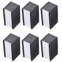 60x Magnetyczne Etui na Etykiety 1 Cal X 2 Cale z Białymi Wkładkami na Karty i Przezroczystymi Plastikowymi Ochraniaczami Magnetyczne Etui na Karty