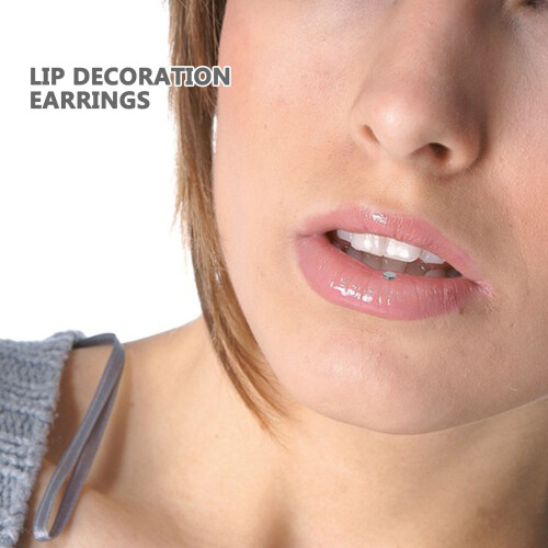 6St Duurzame Lip Studs Bars Titanen Legering Lip Piercing Sieraden