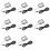 8X Embedded 2D Barcode Scanner USB QR Barcode Reader RS232 TTL Interface Kiosk Small Fixed Installation Barcode Printer 1