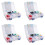 4X Molecular Model Kit, Organic Molecular Chemistry Set, Atom Element Model Kit for Lessons , Structures Building Kit 1