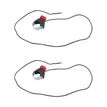 2X Moto Pocket Quad Dirt Bike Stop Kill Sur Off Guidon 49Cc