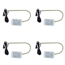 4X Bird Cage Heater Simulated Natural Environment Lighting Warming Heat Lamp Anti Bite Warmer Light for Parrots