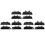 12PCS Outside Door Handle Front Rear Right Left for 95-01  Baleno Esteem 1