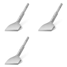 3X Tile Chisel SDS Chisel- 165X75mm Wide for Hammer, Flat Chisel Angled, 42CrMo Special Steel, Durable,