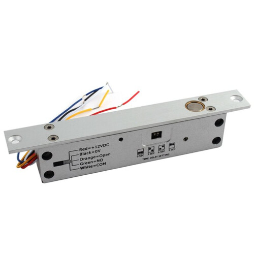 2X Fail Safe or Fail Secure Electric Mortise Lock DC12V Electronic Mortise Lock with Adjustable  Delay for Access 2