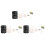 3X for  18V BL1850 BL1830 Battery Box Kit Replacement, Power Tool Battery Box (No Battery) 1