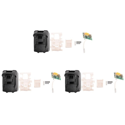 3X for  18V BL1850 BL1830 Battery Box Kit Replacement, Power Tool Battery Box (No Battery)