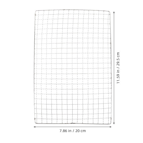 5St Rvs Mesh Grillmat Bbq Accessoires Voor Gemakkelijk Grillen
