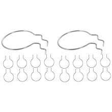 Pegboard Cup Holder Hooks 20pcs Heavy Duty Metal Hooks Ring Design for Organizing Cups for Garage