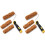 2X Paint Roller Kit 6 Pcs Texture Sponge Paint Rollers 6 Inch Texture Pattern Roller Brush Tool with Roller Frame 1