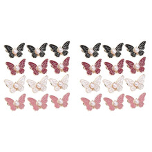 Detachable Butterfly Clips, 24-Pack Detachable ButterflyClips, Butterfly Buckle Clasp, ButterflyWaist Cinching Button