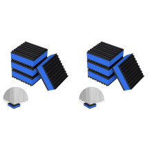 8x Anti Vibration Pads for Washing Machine 2 InchX2 Inch, 7/8 InchT EVA Mechanical Damping Vibrating Sound Isolation Pad