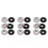 18Pcs Lock Nuts Flange for  9523 Nut Inner Outer Kit Angle Grinder Tool 2 Specifications-Toothless, Toothed 1