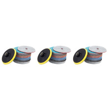 45 Peças Kit de Almofadas de Polimento de Diamante 4 Polegadas 100 mm úmido/Seco para Pedra de Granito Concreto Mármore Polimento Uso Conjunto de