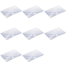 8pcs Magnifier Fresnel Lens Page 3x Magnifying Sheet 180x120x0.5mm