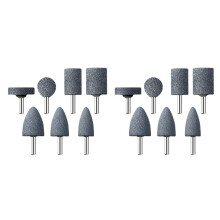 Abrasive Stone Points Set Grinding Wheel Polishing Bit with 1/4-Inch Shank 14Pcs Grinding Stones