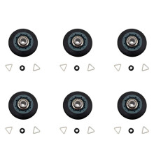 6 Piece Suitable for W10314173 Dryer Drum Wheel Suitable for W10314173 8536973 8536974 AP6019303 PS11752609