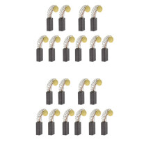 10 Paar Motor Kohle Bürsten 13mm x 8mm x 5mm Universal Elektro Werkzeug Ersatz Teile für Winkel Schleifer Schwing Schleifer