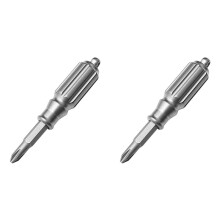 2X -Schraubendreher Aus Titan Als Schlüsselanhänger - Tragbarer und Magnetischer -Schraubendreher, Perfekt für Unterwegs und Schnelle