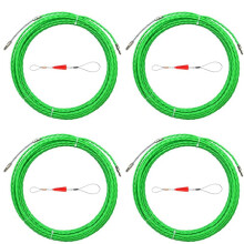 4sets 10M 33Ft Fish Tape Kabeltrekkerset 4,5 mm PET Elektrische Kabeltrekker Door de Muur Draadgeleider Apparaatinrijger