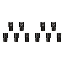 10 Pcs 10X Microscope Eyepiece Wide Angle Optical Lenses Adapter Field 18mm Professional Ocular Lens Standard