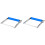 2X Adjustable Height Table Saw Roller-Stand Attachment,Cutting Machine Miter Saw Roller Support Stand for Support Frame 1