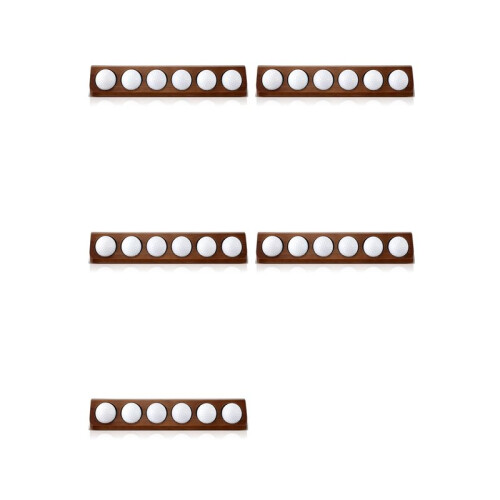 5X Wooden   Display Case 6 Standard Size Wall Mount   Stand Holder Display