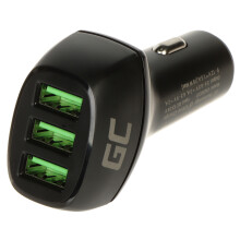Cargador de coche Green Cell GC PowerRide 54W 3xUSB 18W con tecnología de carga rápida Ultra Charge