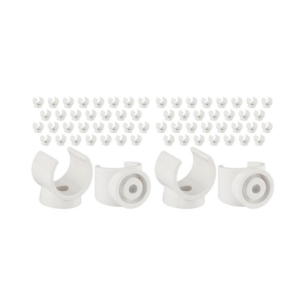 Photos - Tap / Valve / Fitting PEX Clips Pipe Clamp, 200Pcs 1/2 Inch Pipe Clamp for PVC Water Pipes and Tubing Hoses, Plastic U-Shaped Pipe Clamp Tools