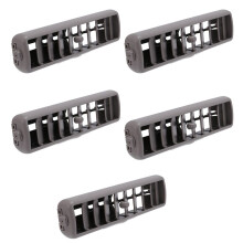 5X Couverture de Calandre de Panneau A/C de Sortie D'AéRation LatéRale de Climatisation de Toit de Voiture Grise Installer pour Pajero V93