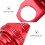 1Set Rood Aluminium Quick Release Pedalbeugel Voor Vouwfiets 4