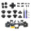 2X Ergonomic Micro- Tactile Clicky Hair Trigger Kit+Joystick Cap for PS5 Controller BDM-030/040/050 12 Key Click A 4