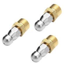 3X M22 F14 Ugello Idropulitrice Idropulitrice Fognatura Drenaggio Ugello Detergente per Dragaggio