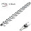 20 Unidades Chave Crowfoot de 3/8 Polegadas 10 A 22mm Métrica SAE Imperial Cromada Chave de Extremidade Aberta para Pés 3