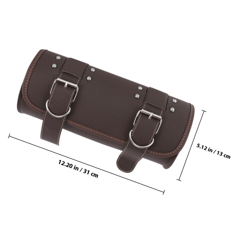 Motorcycle Handlebar Tool Bag, Koffiekleurig, Waterdicht En 1