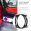 2St Auto Speaker Spacer Ring Duurzaam Plastic Makkelijk Te Monteren 4