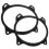 2St Auto Speaker Spacer Ring Duurzaam Plastic Makkelijk Te Monteren 9