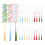 30 Pieces Blank Clear Acrylic Bookmarks with Hanging String, Clear Acrylic Bookmarks with Hanging String 7