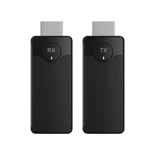 2 Set 50M Wireless -Compatible Extender Video Transmitter and Receiver 1080P Share Mirror Adapter for PC Notebook TV 1