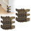 30PC Skiffers Baseboard Corner Protectors,Solid Brass Skirting Board Protectors,Baseboard Corner Protectors Bronze 3