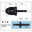 22X Hex Handle Air Conditioner Copper Pipe Swaging Tool, Swaging Tool Drill Bit Set Tube Flaring Tool 6