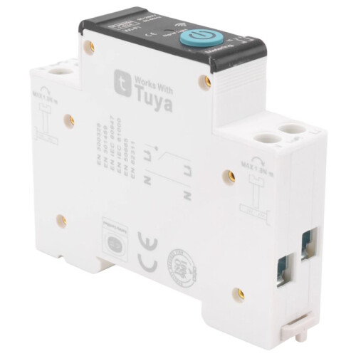 2X TUYA WIFI  Circuit Breaker Relay  Voltage Current Protector  Meter Voice Remote Control 2