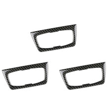3X per - F30 F31 F32 F33 F34 3Series 328I 325I 2012-2020 Interruttore Fari Automatico Cornice Interna Copertura Trim nel Fibra di Carbonio