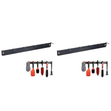 2X Metal Universal Brush Hook Car,Care Organizer Suitable for Car Detailing Supplies Storage