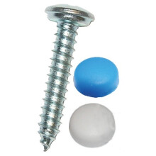 NUMMERPLADESKRUER 4 STK. 5X19 MM DÆKSLER