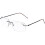 Rimless Progressive Multifocus Reading Glasses Blue Light Blocking No Line 1