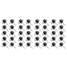40Pcs Electric Fence Gate Handle Anchor Electric Fence Insulators Fence Wire Insulators for Electric Fence Wood Post